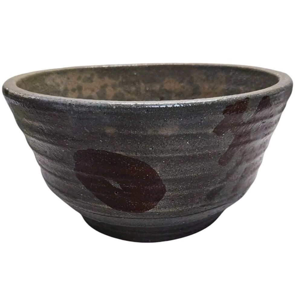 Patrick Siler Glazed Earthenware Pottery Bowl Circa 1970s Funk Art WSU Studio - Picture 3 of 7